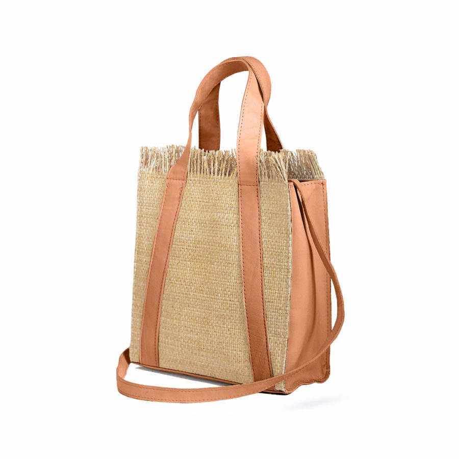 bolso mini shopper melon