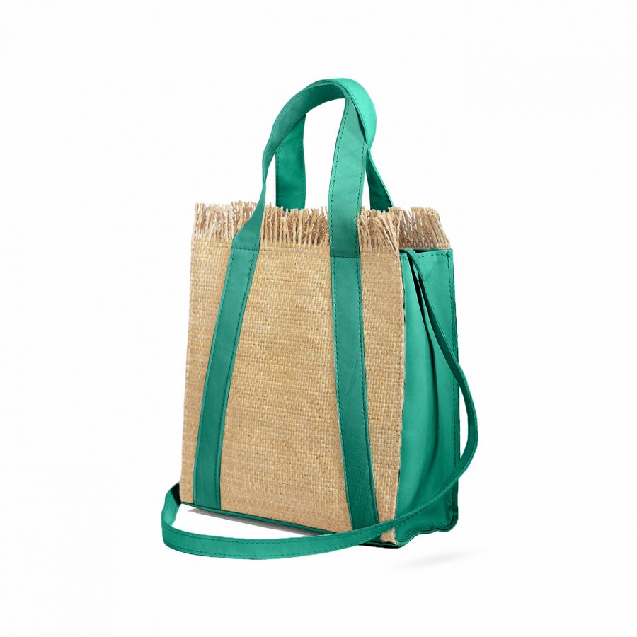 bolso mini shopper verde